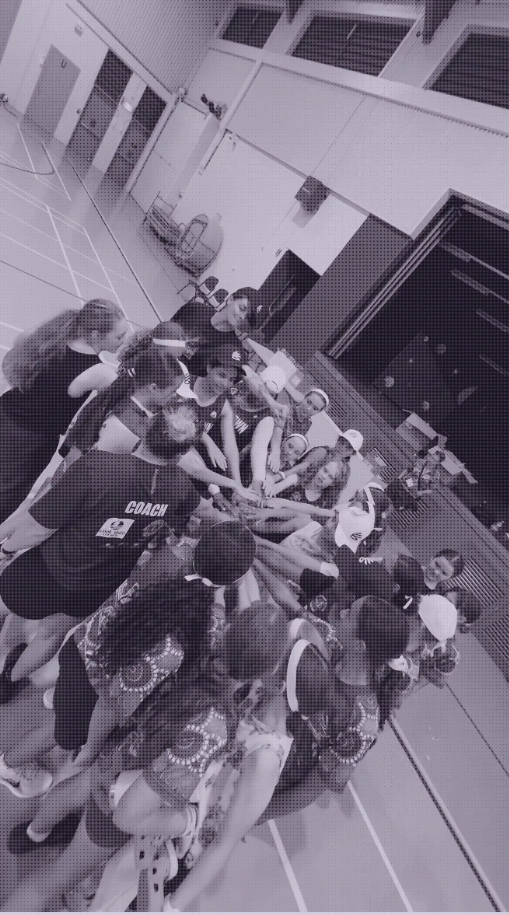 Young athletes training together at Kara Ged